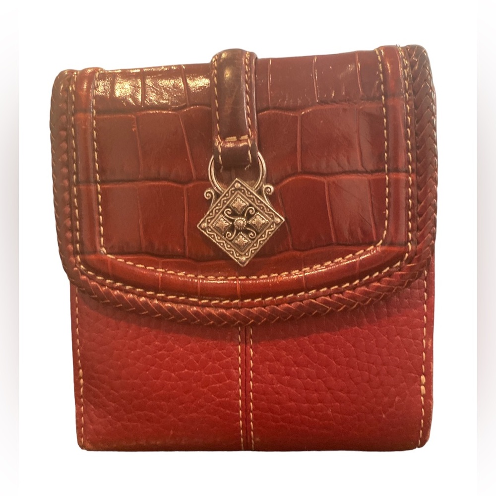 GORGEOUS Brighton Redish/ brown genuine leather wallet!! Excellent condition ⭐️🔥